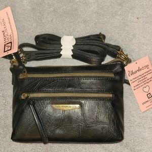 Stone Mountain Accessories Black Crossbody Bag